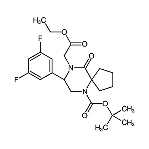 (R)-5-(3，5-二フッ素フェニル)-9-(2-エチル酸素基-2-酸素代エチル)-10-酸素代-6，9-二窒素杂螺[4