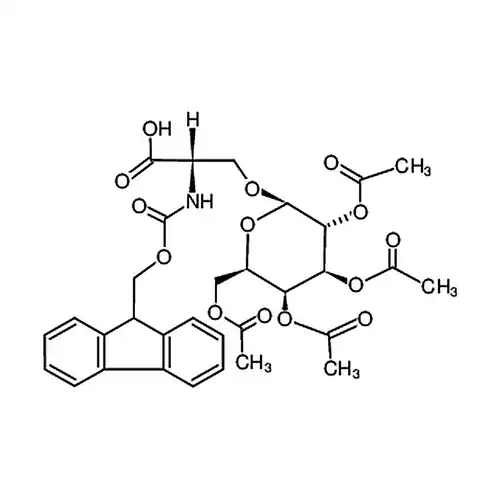 (S)-2-((((9H-Fluoren-9-yl)methoxy)carbonyl)amino)-3-(((2R,3R,4S,5S,6R)-3,4,5-triacetoxy-6-(acetoxymethyl)tetrahydro-2H-pyran-2-yl)oxy)propanoic acid