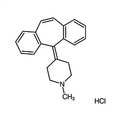 4-(5H-二бензол并[A,D][7]轮ен-5-亚基)-1-метил哌啶соляная кислотасоль