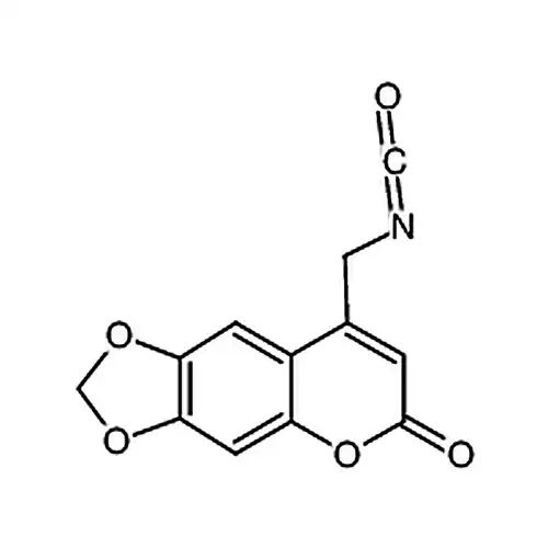 6,7-Methylenedioxy-4-isocyanatomethylcoumarin [for HPLC Labeling]