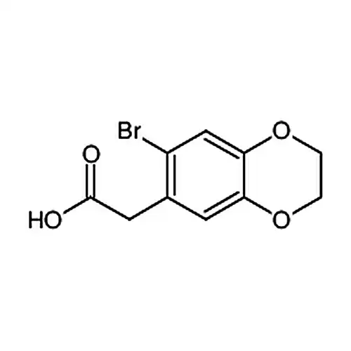 2-(7-브롬-2,3-二수소-1,4-벤젠并二噁英-6-基)아세트산
