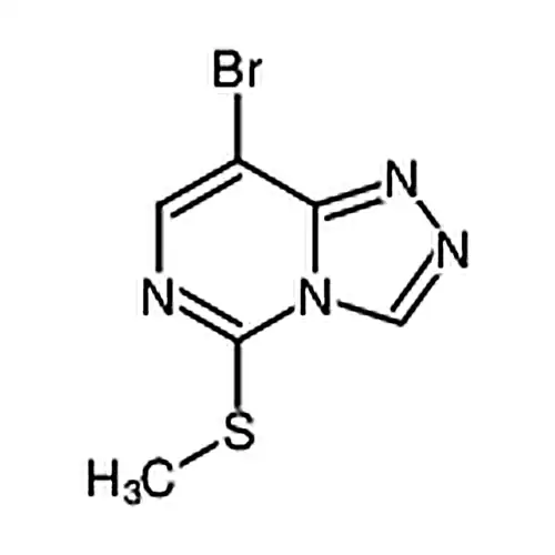 8-брома-5-(метилсеры基)- [1,2,4]三唑并[4,3-c]пиримидин
